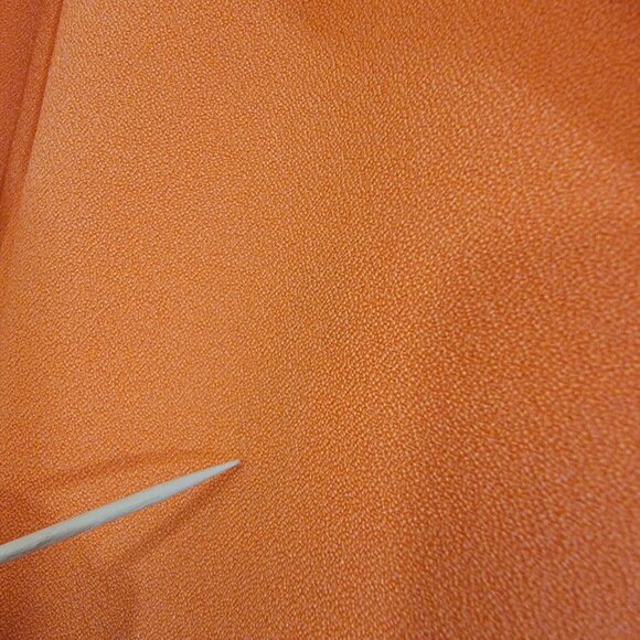 MetroStyle Blazer Bright Orange Jacket Sz 16 Lined Zip Around Adjustable - Picture 7 of 7